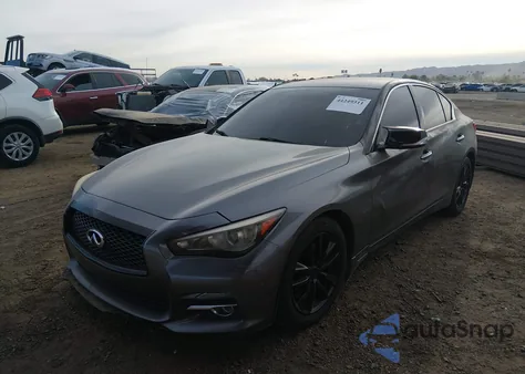 2015 Infiniti Q50 Premium from USA, damaged, VIN JN1BV7APXFM354045
